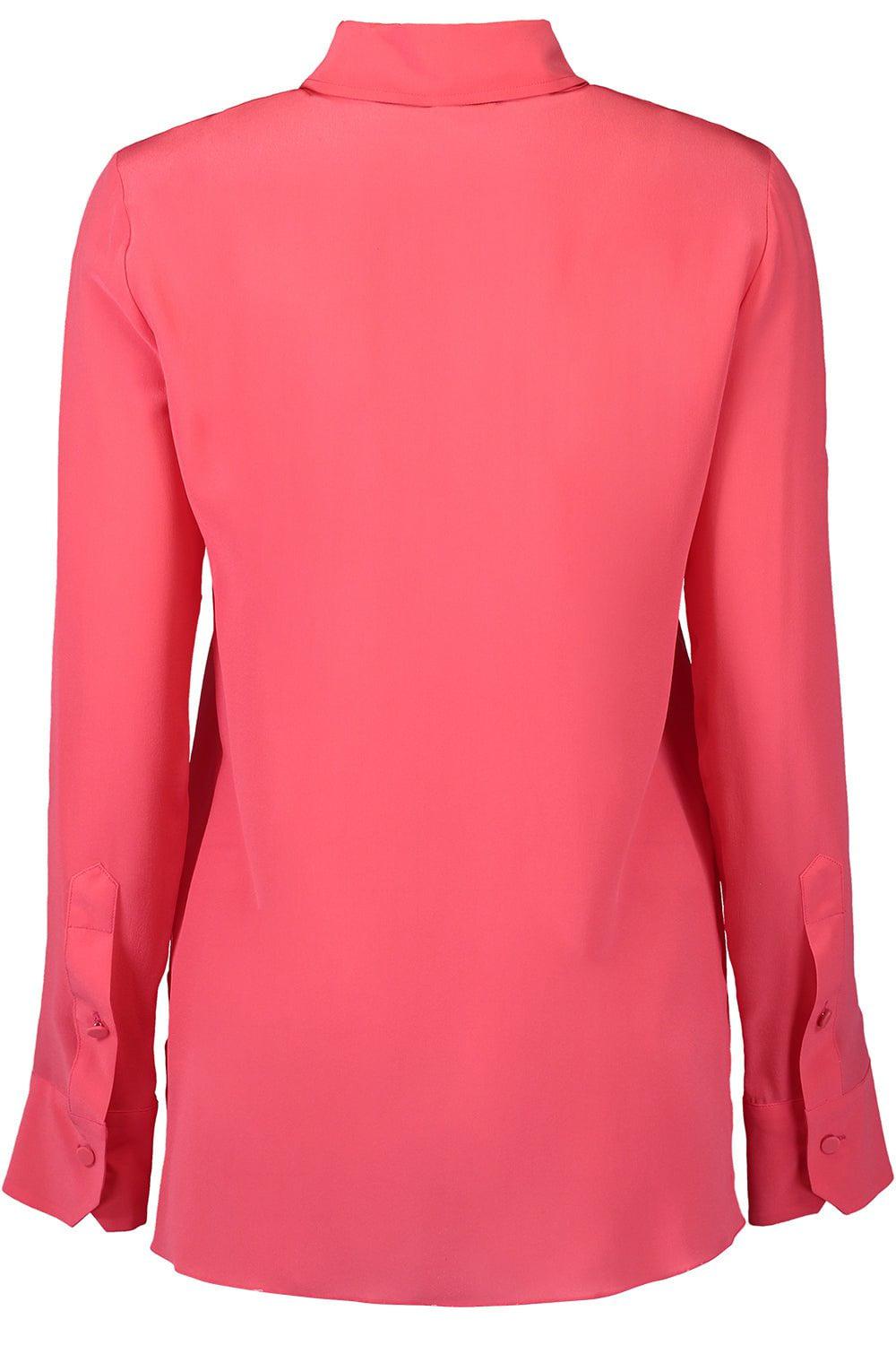 OSCAR DE LA RENTA-Tie Neck Blouse-