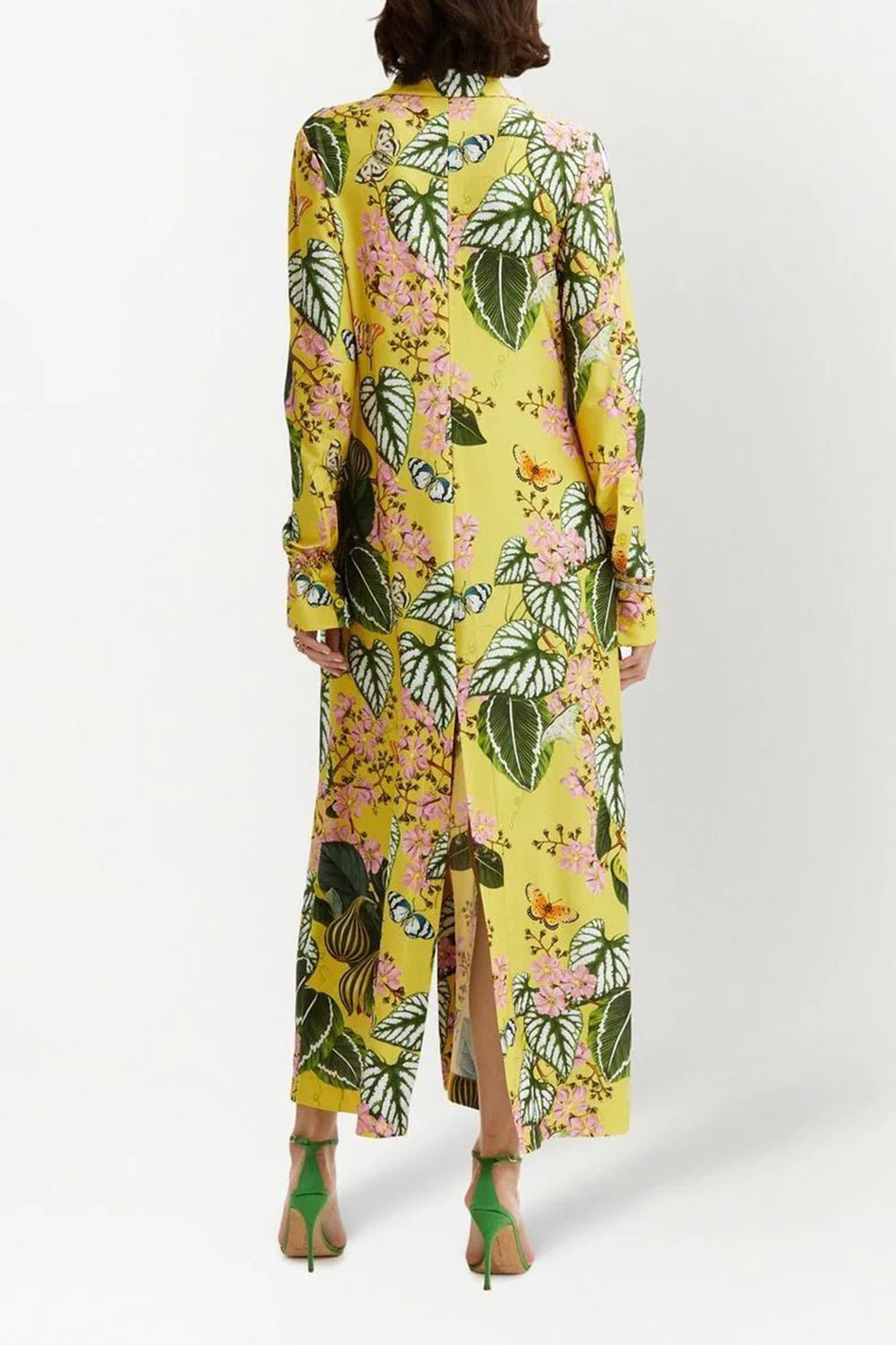 OSCAR DE LA RENTA-Button Front Blouse Dress-