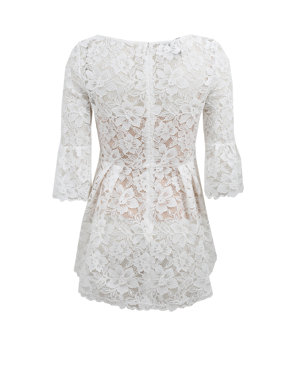 OSCAR DE LA RENTA-Lace High Low Top-