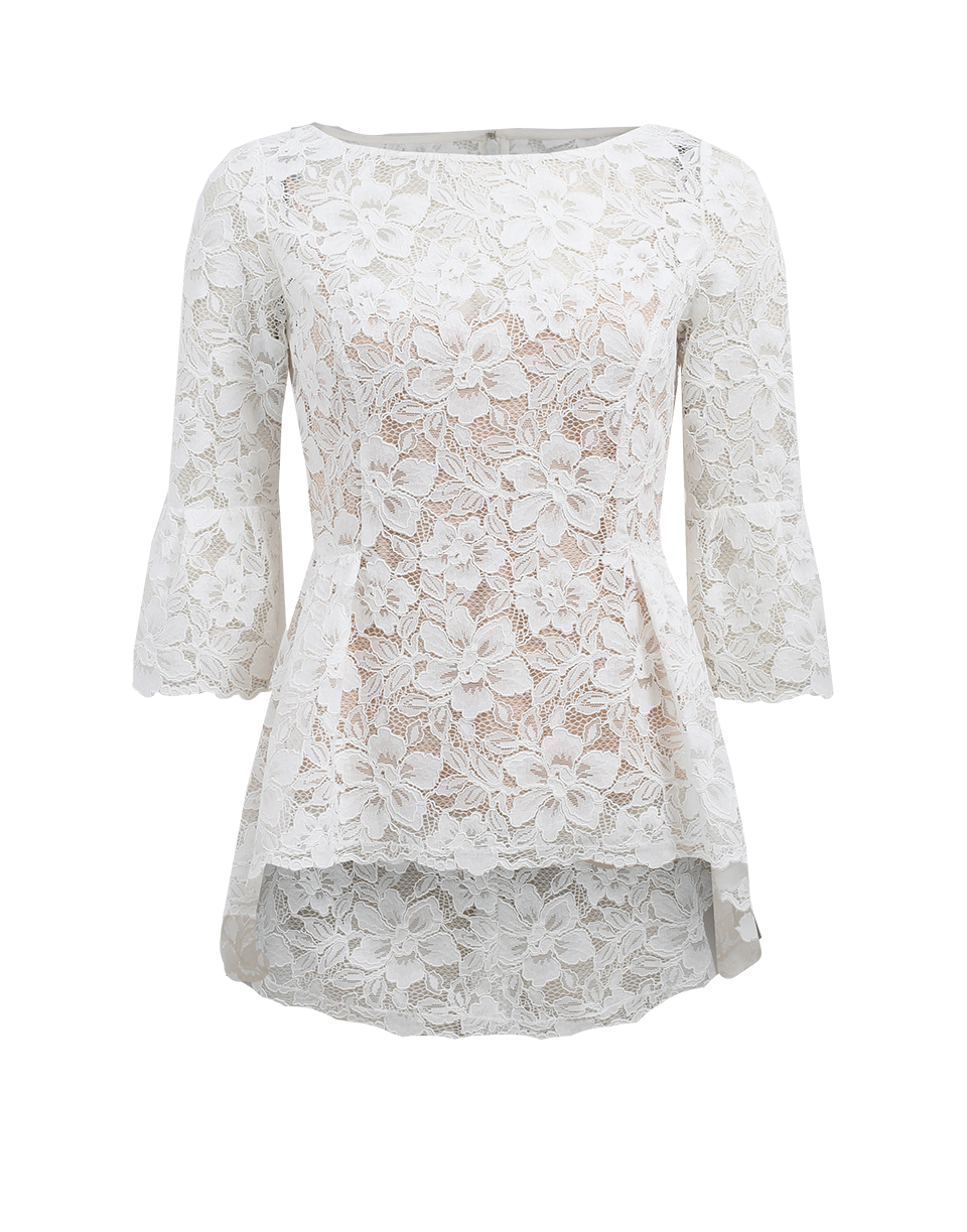 OSCAR DE LA RENTA-Lace High Low Top-