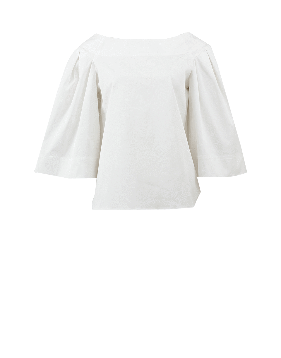 OSCAR DE LA RENTA-Flare Sleeve Blouse-