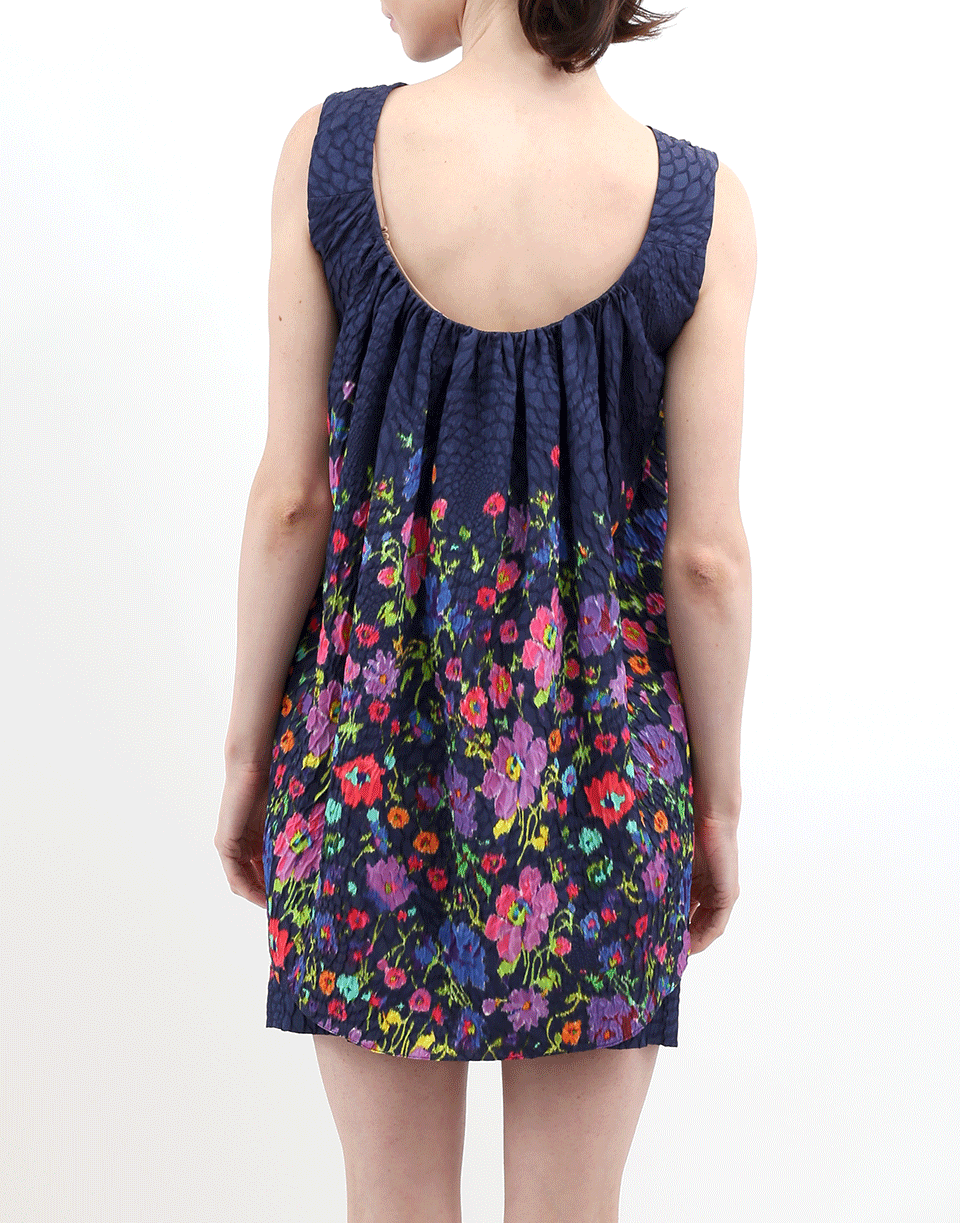 OSCAR DE LA RENTA-Hi Low Floral Top-