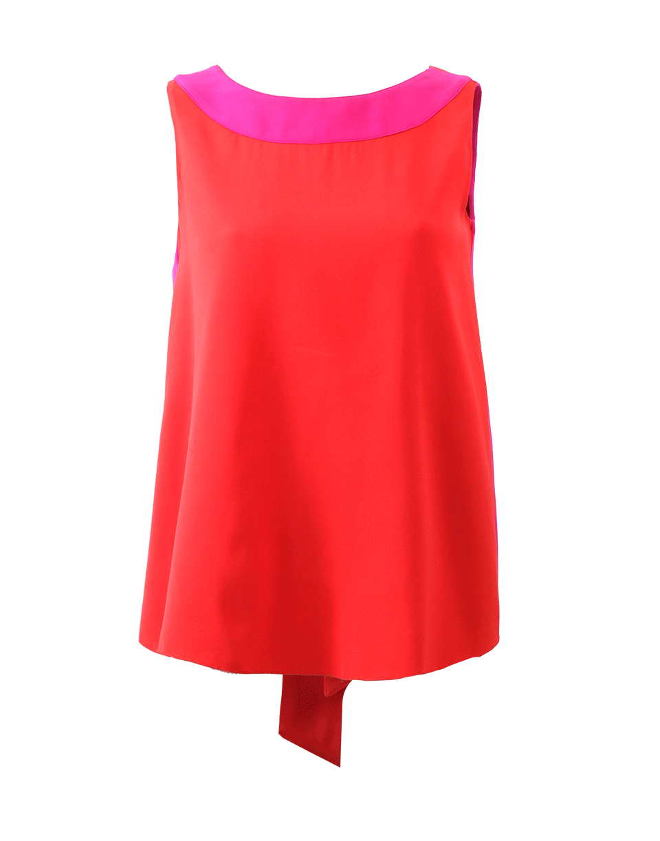 OSCAR DE LA RENTA-Tie Back Blouse-