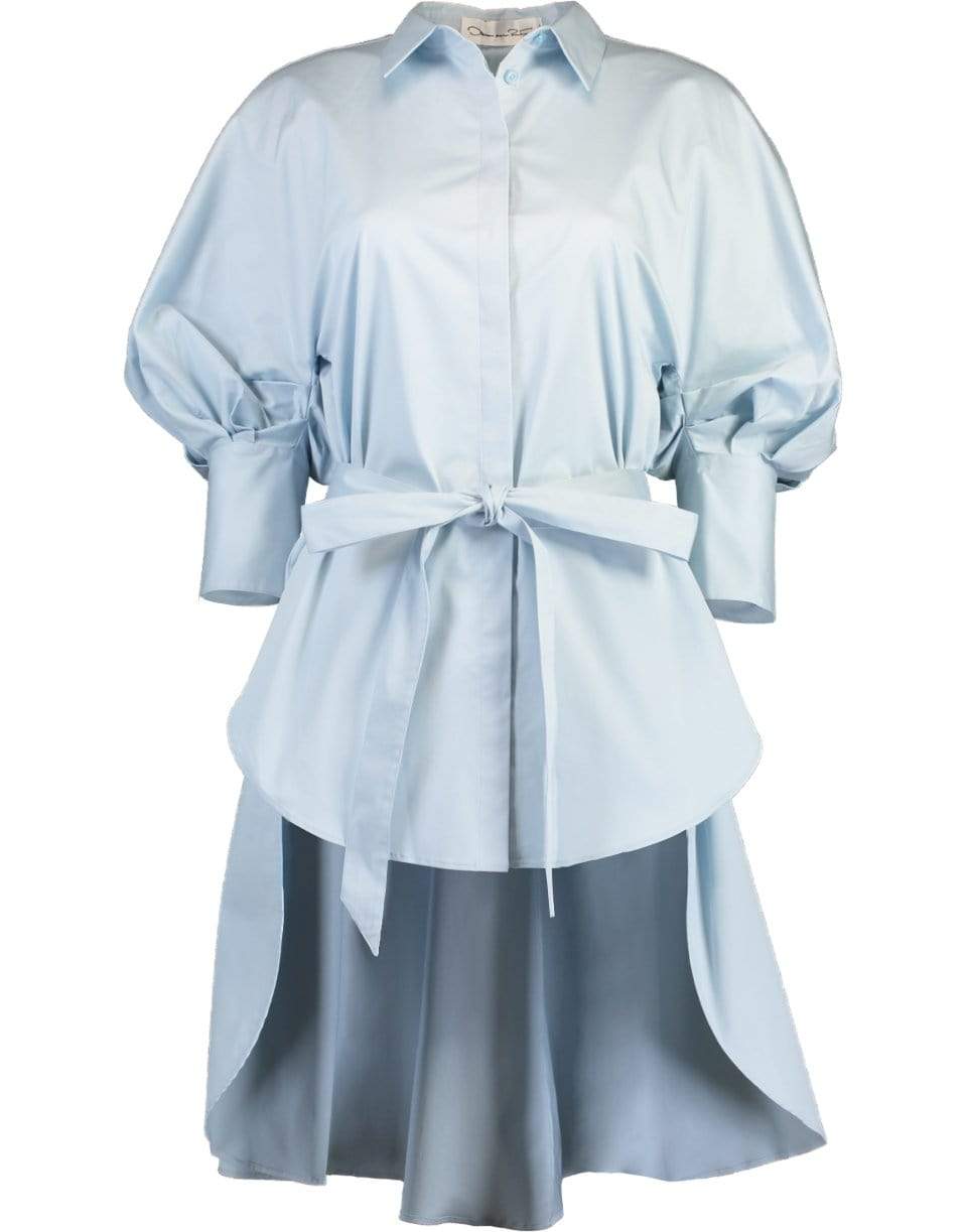 OSCAR DE LA RENTA-High Low Oversized Shirt-