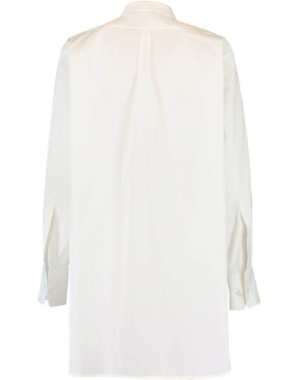 OSCAR DE LA RENTA-Silver Fern Embellished Blouse-