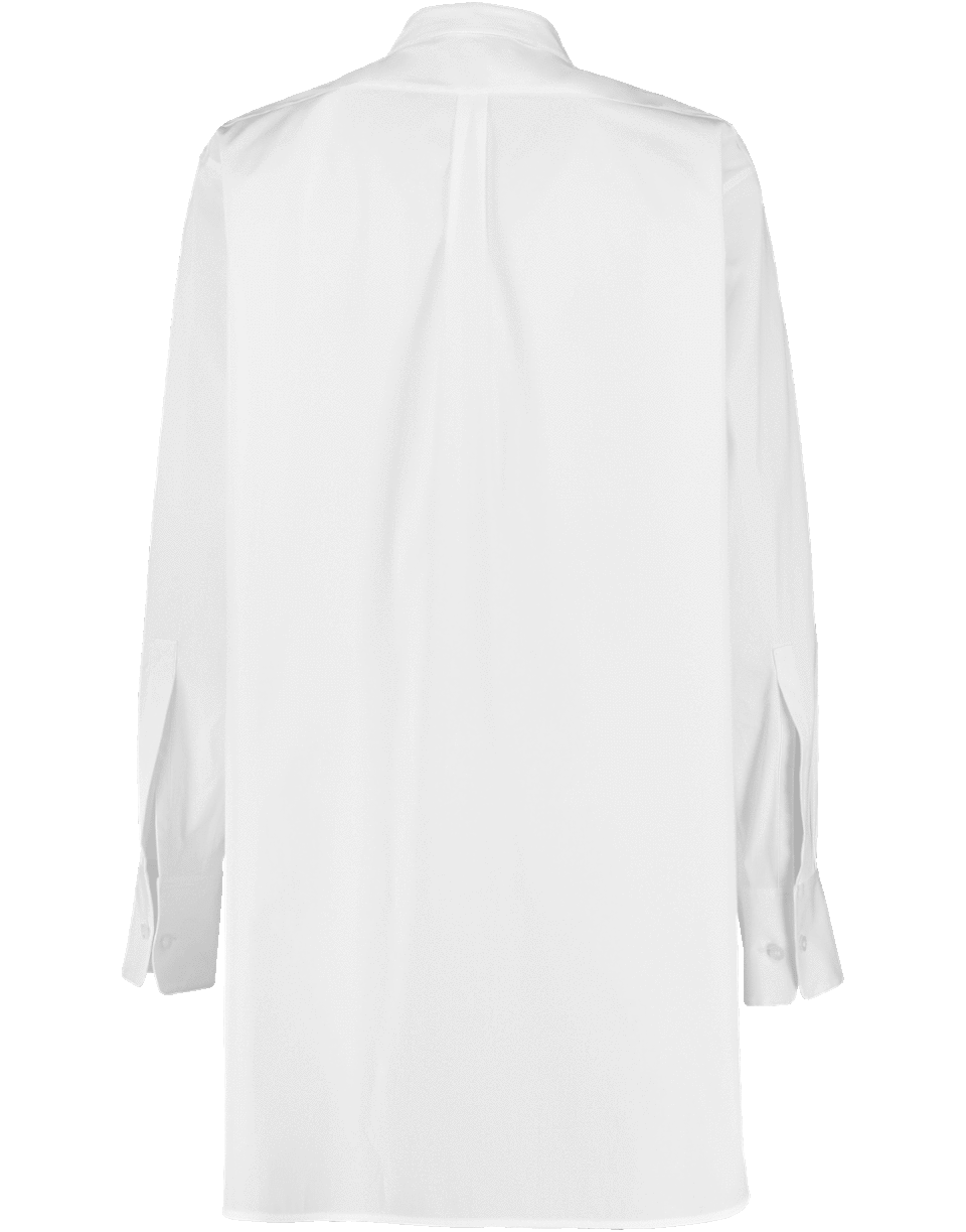 OSCAR DE LA RENTA-Silver Fern Embellished Blouse-