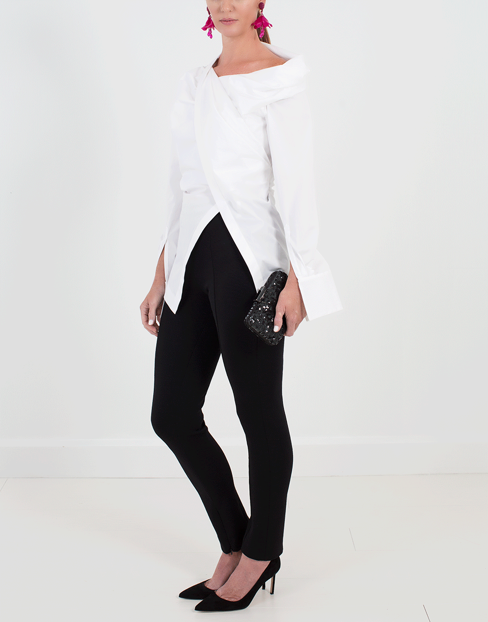 OSCAR DE LA RENTA-Poplin Blouse-