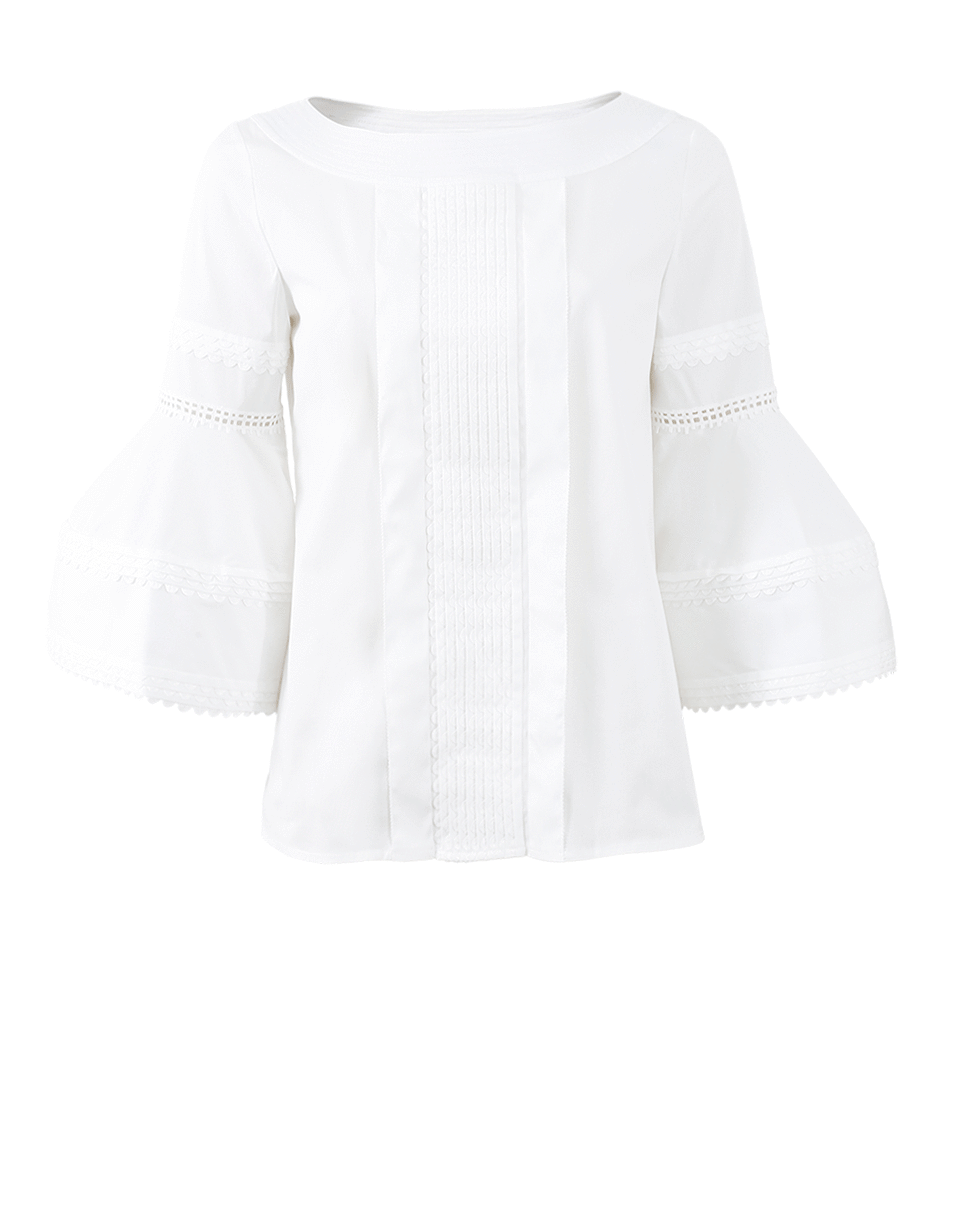 OSCAR DE LA RENTA-Bell Sleeve Blouse-