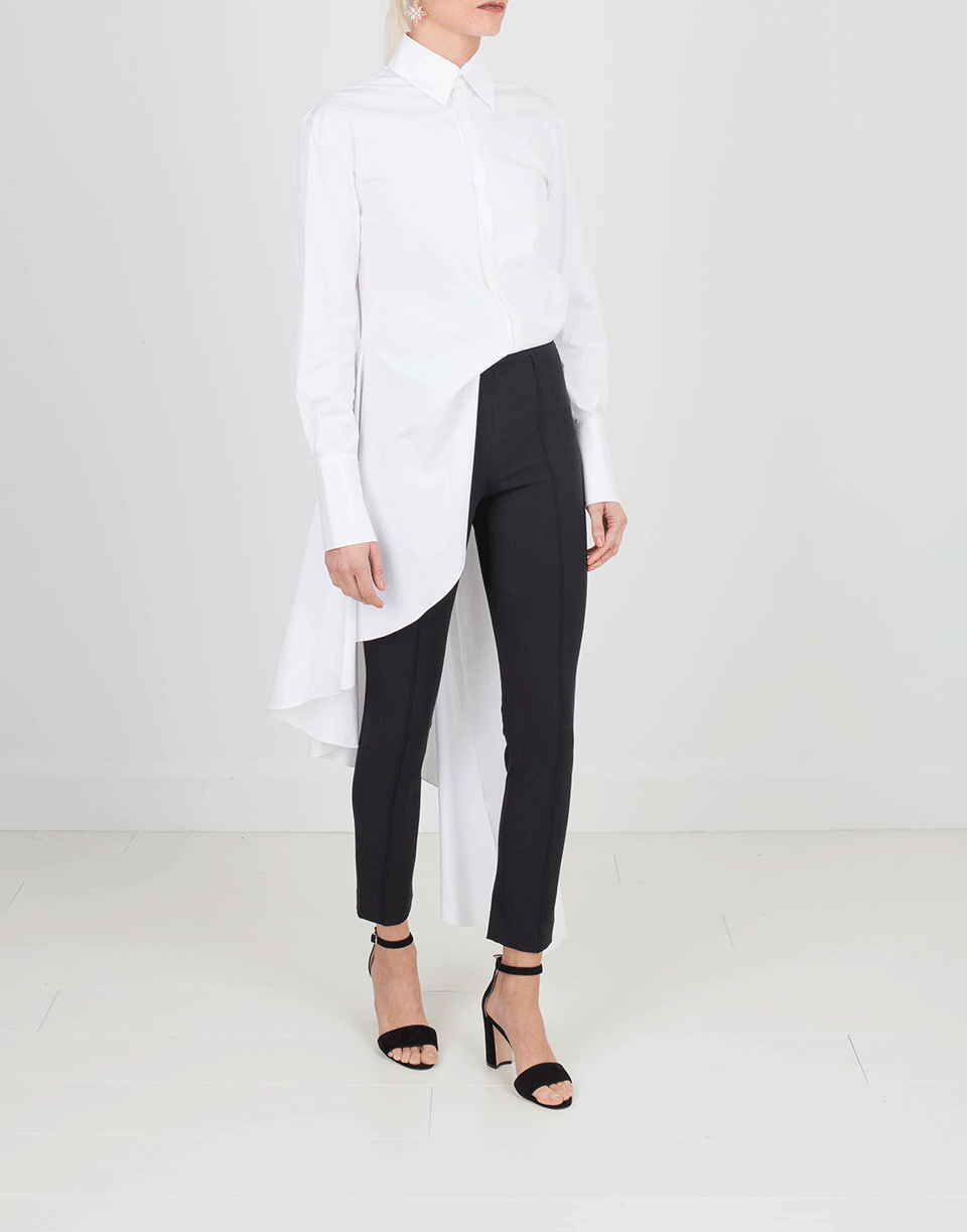 OSCAR DE LA RENTA-Blouse With Asymmetrical Hem-