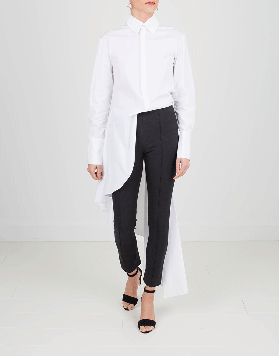 OSCAR DE LA RENTA-Blouse With Asymmetrical Hem-