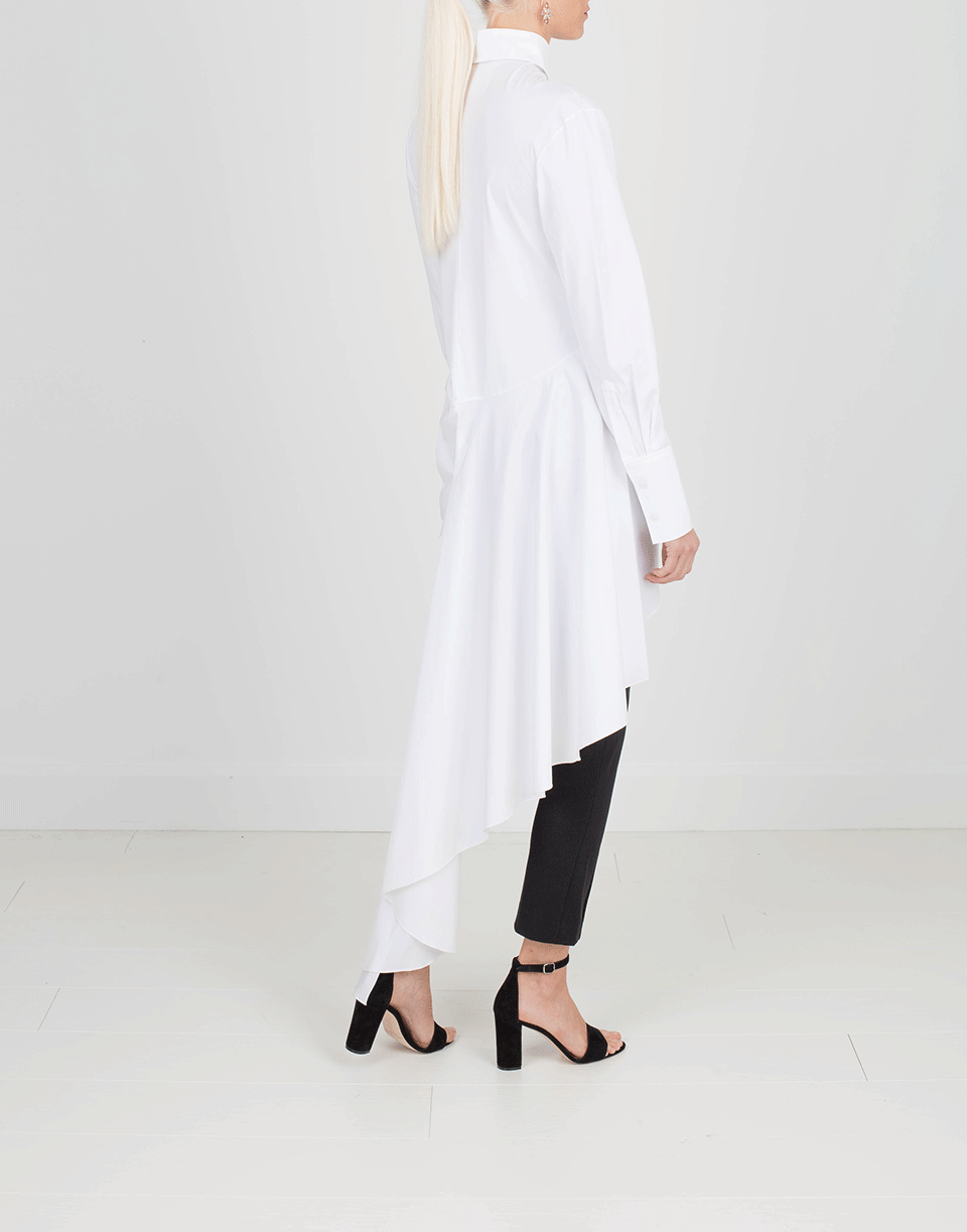 OSCAR DE LA RENTA-Blouse With Asymmetrical Hem-