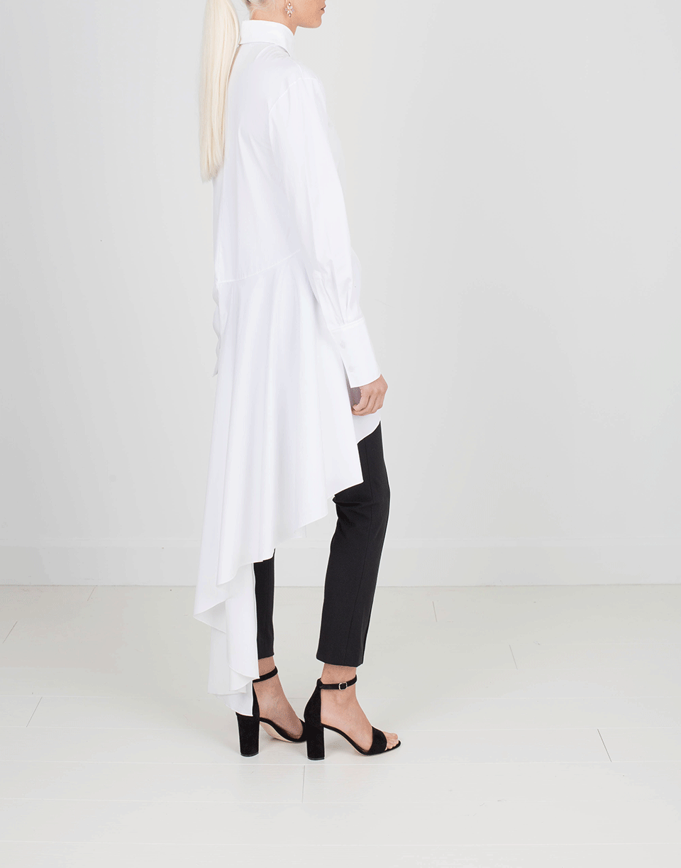 OSCAR DE LA RENTA-Blouse With Asymmetrical Hem-