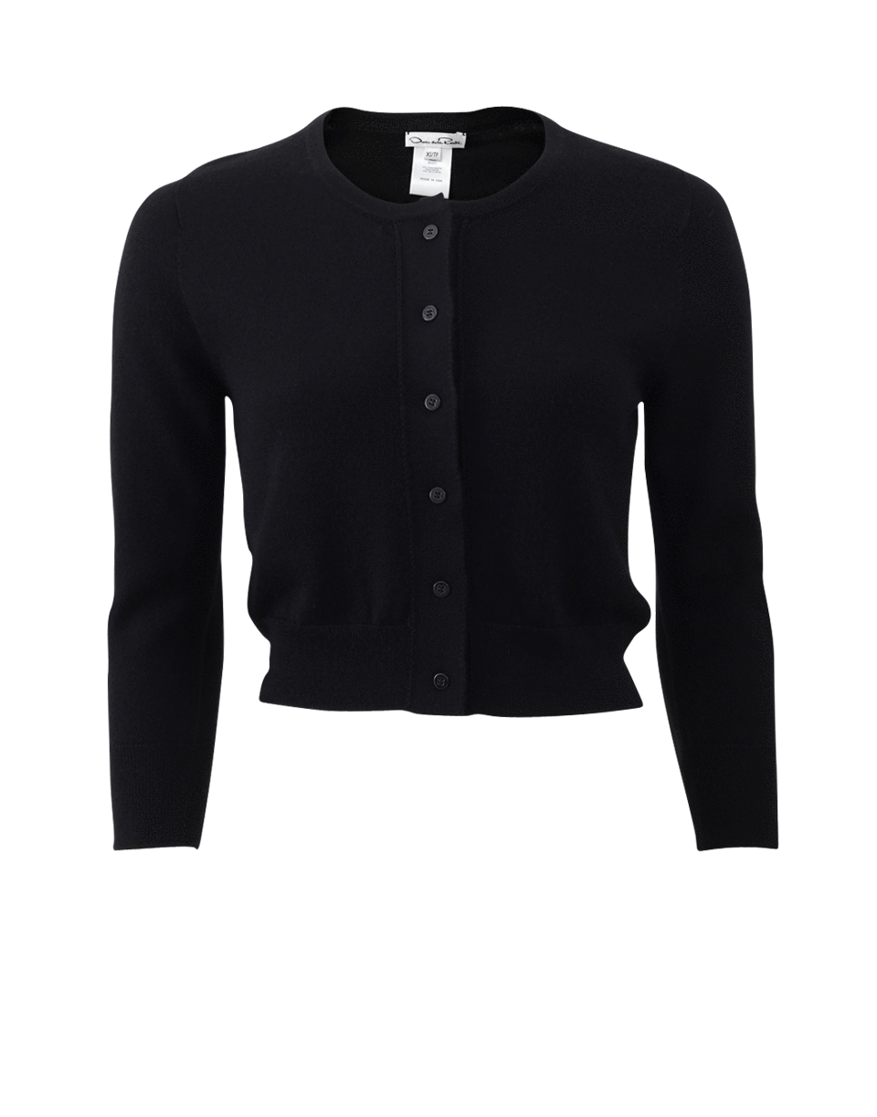 OSCAR DE LA RENTA-Cropped Cardigan-