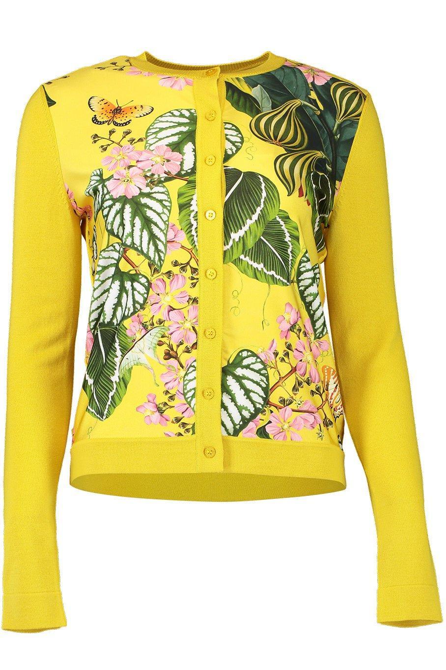 OSCAR DE LA RENTA-Mixed Botanical Inset-