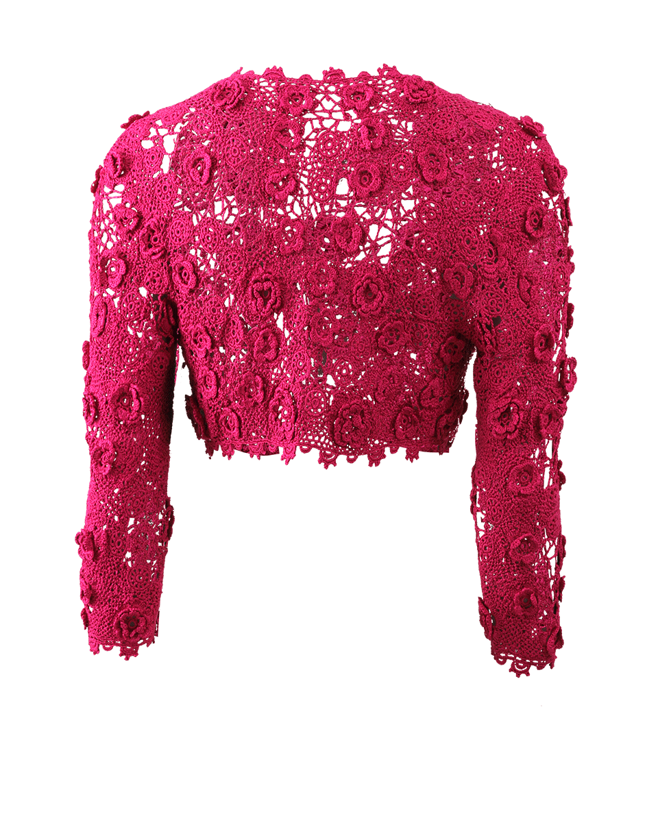 OSCAR DE LA RENTA-Crochet Bolero-