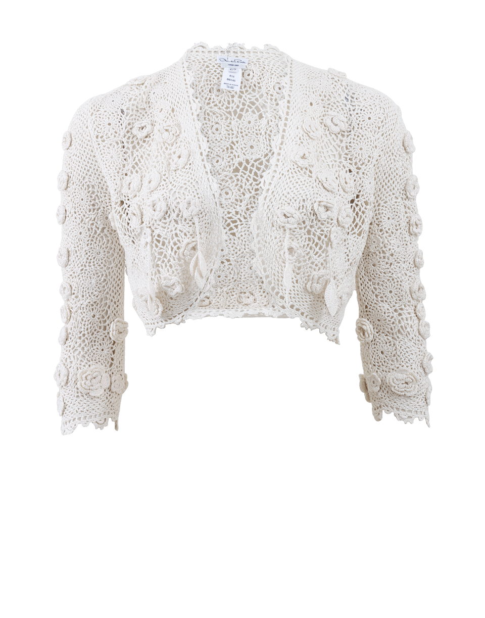 OSCAR DE LA RENTA-Crochet Bolero-