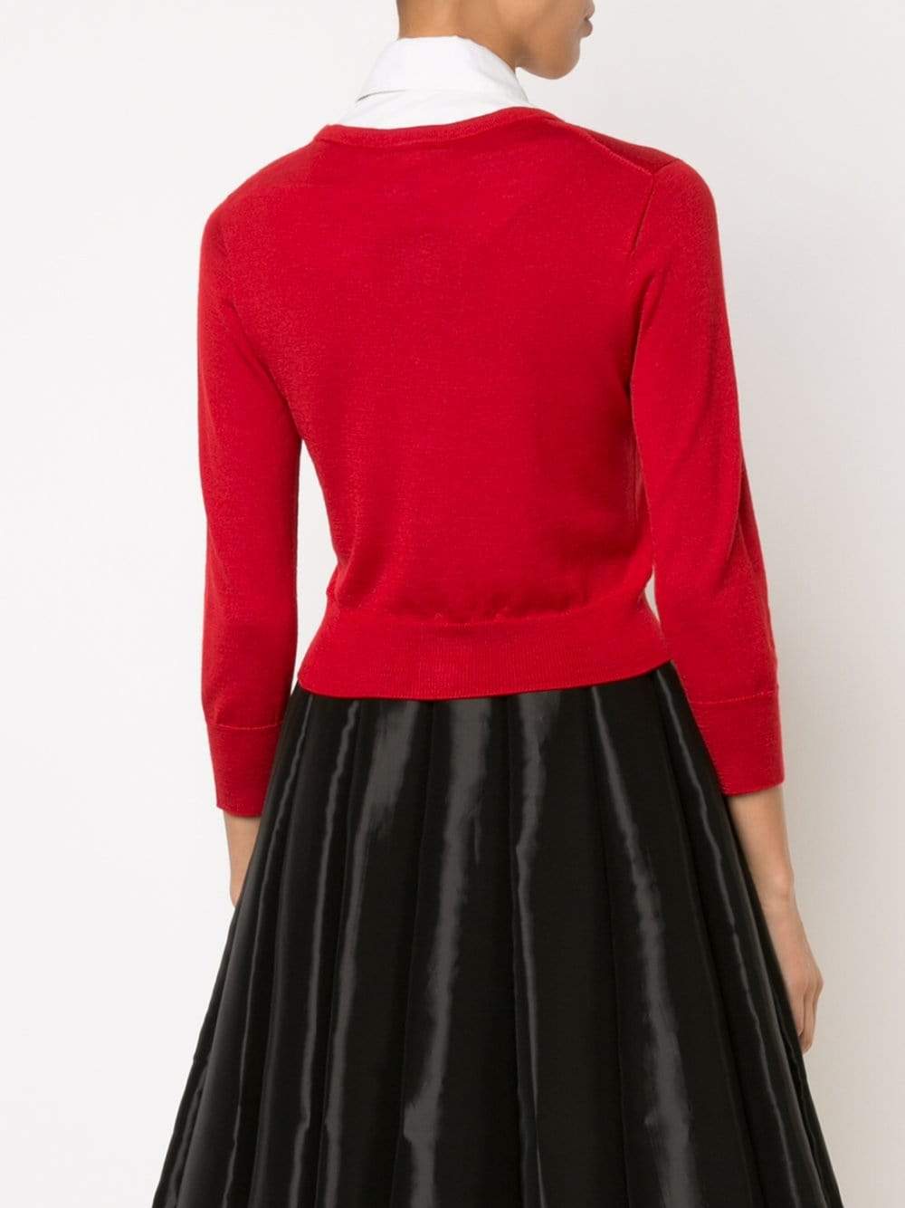 OSCAR DE LA RENTA-Cropped Cardigan-