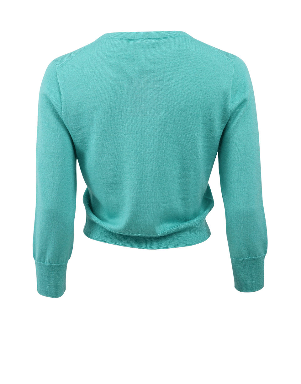 OSCAR DE LA RENTA-Cropped Cardigan-