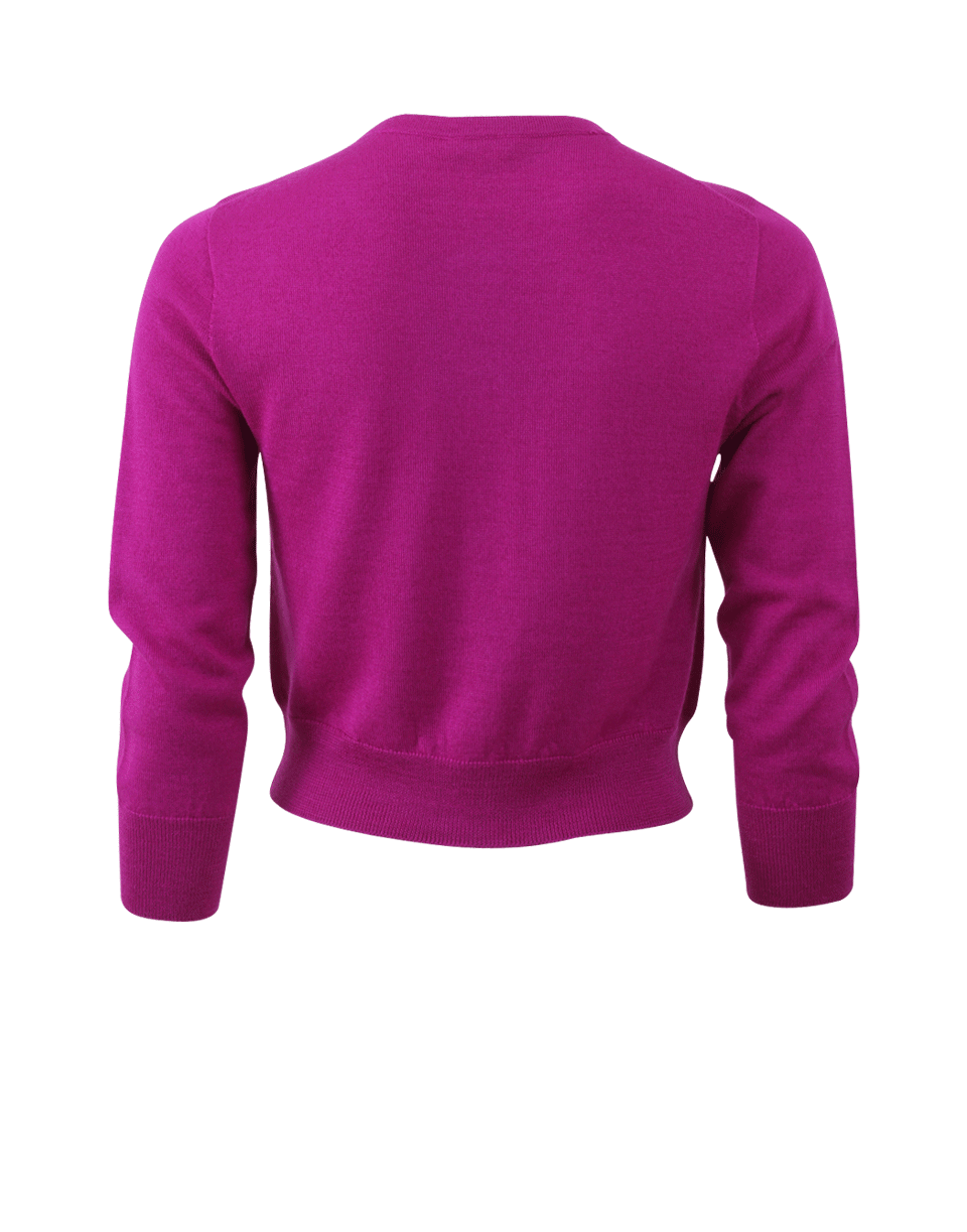 OSCAR DE LA RENTA-Cropped Cardigan-