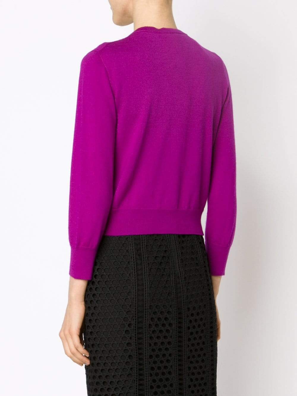 OSCAR DE LA RENTA-Cropped Cardigan-