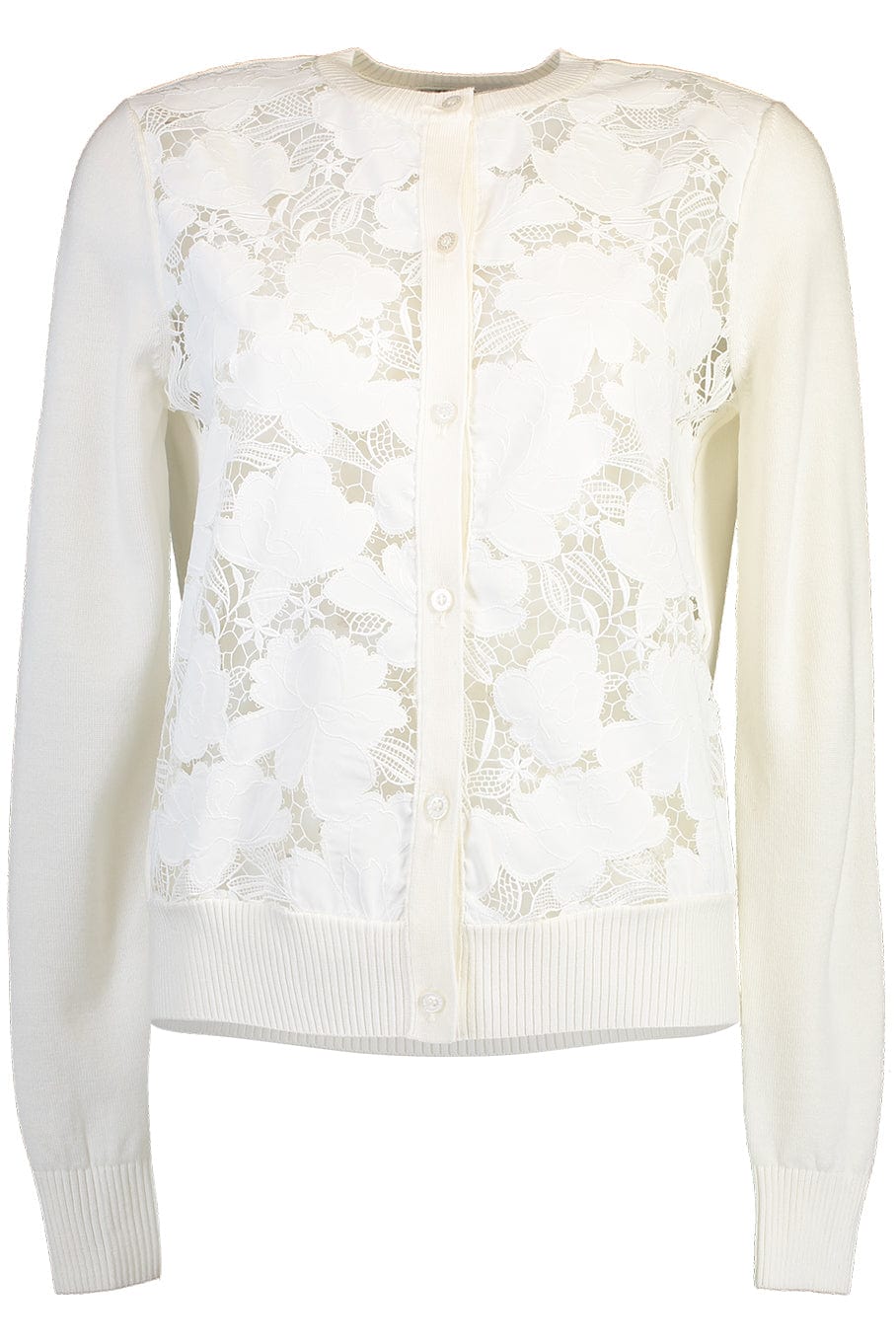 OSCAR DE LA RENTA-Magnolia Guipure Lace Cardigan-