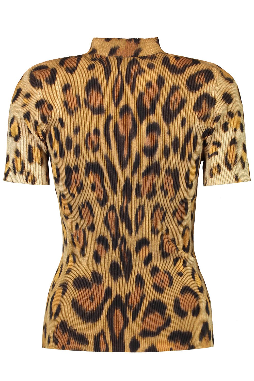 OSCAR DE LA RENTA-Short Sleeve Jaguar Pullover-