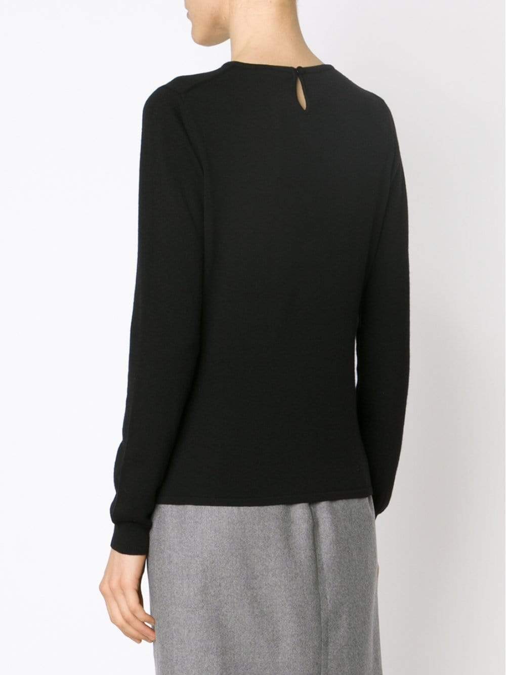 OSCAR DE LA RENTA-Merino Knit Top-
