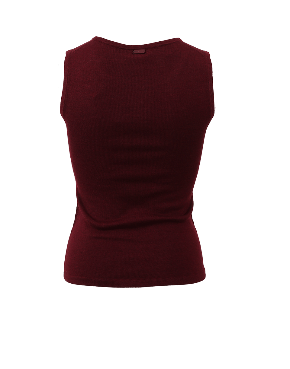 OSCAR DE LA RENTA-Cashmere Tank-