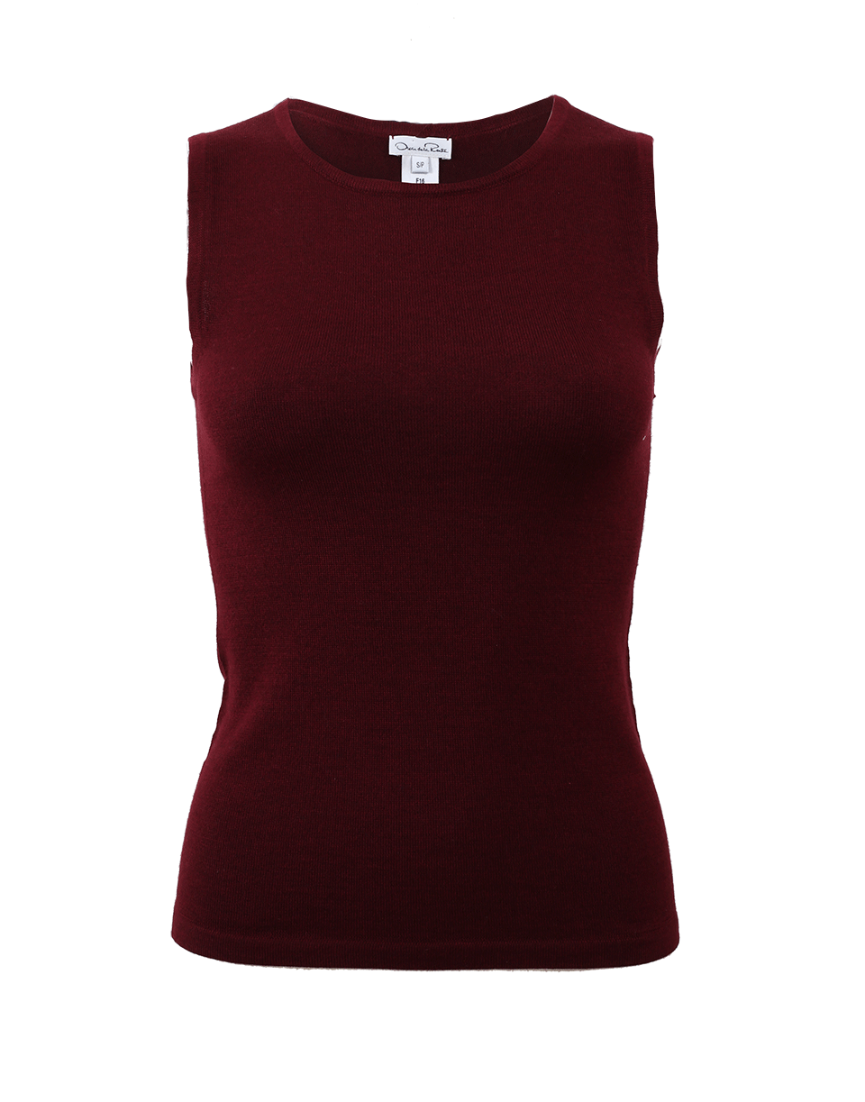 OSCAR DE LA RENTA-Cashmere Tank-