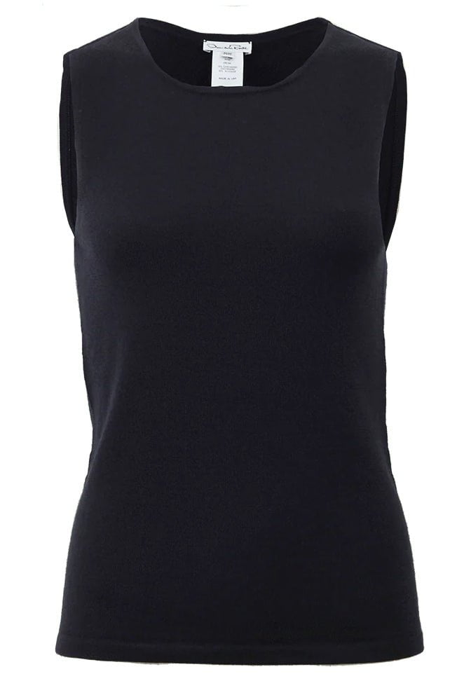 OSCAR DE LA RENTA-Cashmere Tank-