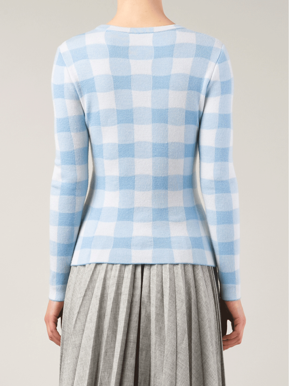 OSCAR DE LA RENTA-Buffalo Check Pullover-WEDGEWD