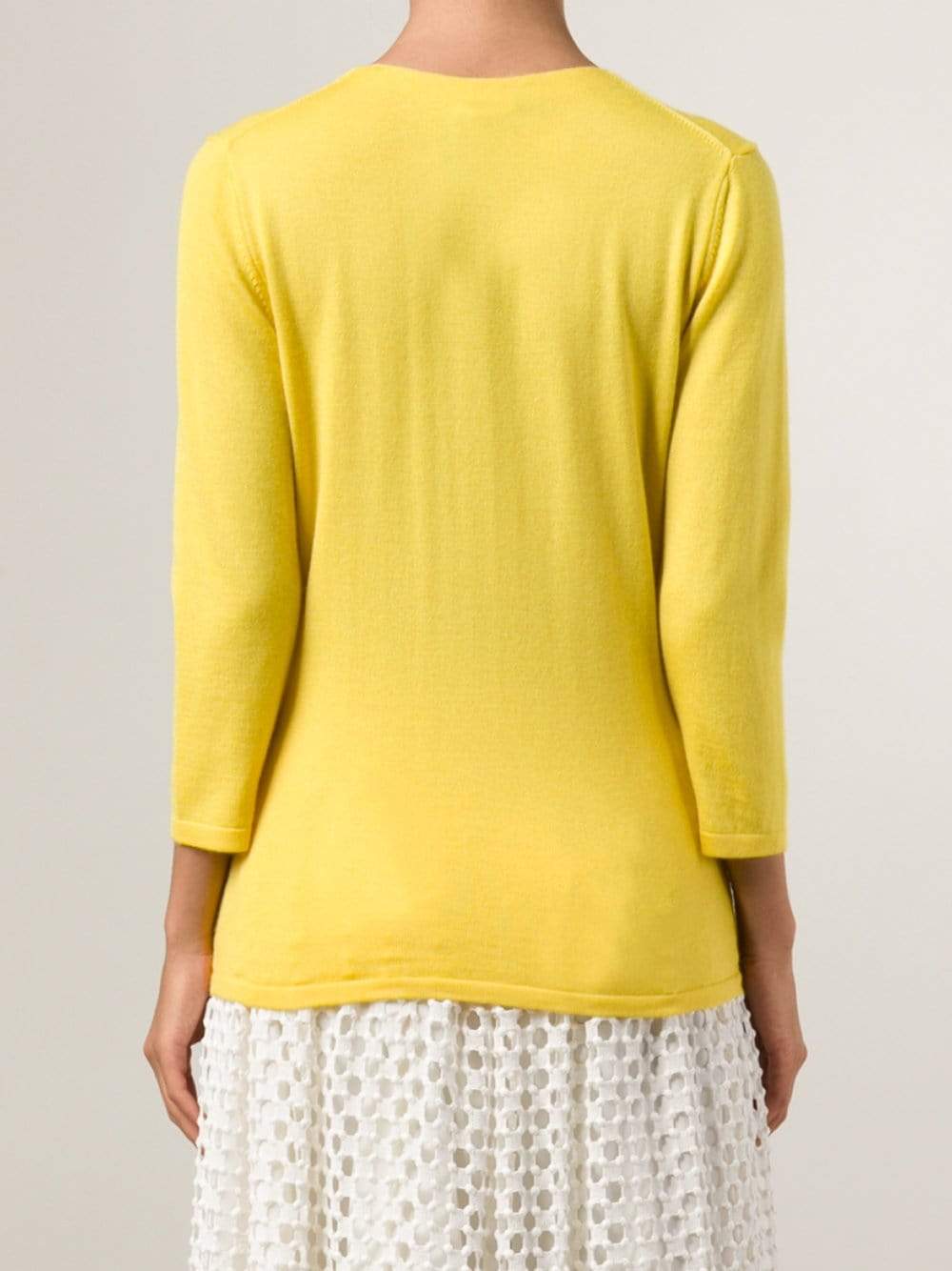 OSCAR DE LA RENTA-Embroidered Pullover-