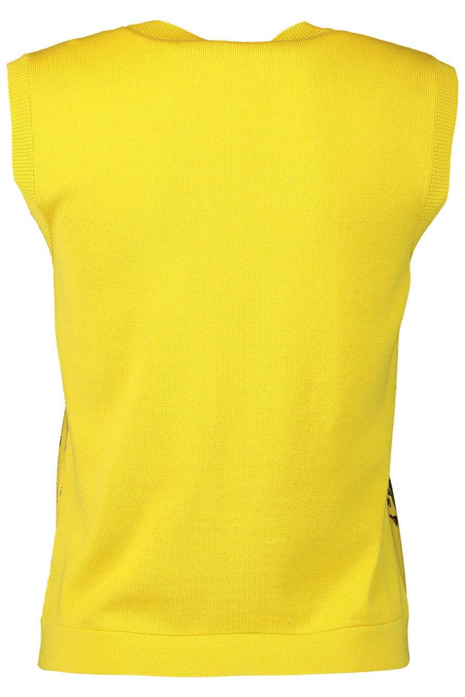 OSCAR DE LA RENTA-Sleeveless Botanical Top-
