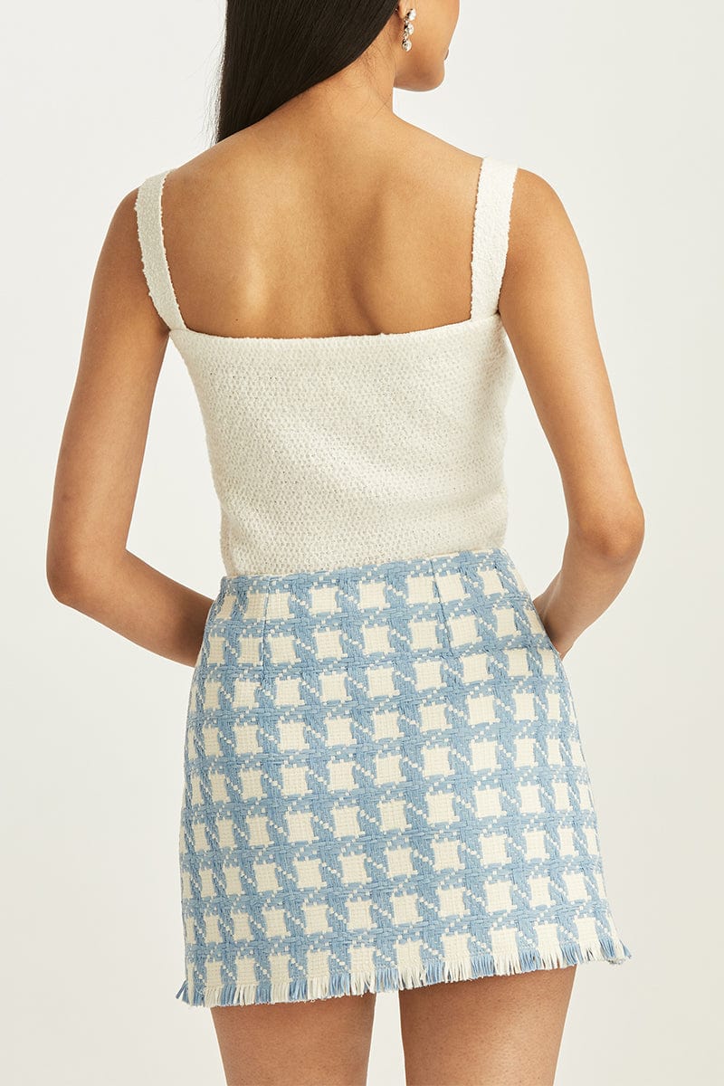 OSCAR DE LA RENTA-Textured Tank-