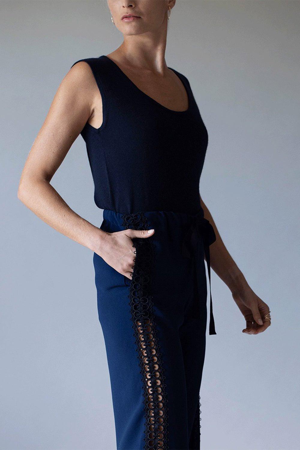 OSCAR DE LA RENTA-Scoopneck Tank-