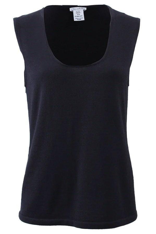 OSCAR DE LA RENTA-Scoopneck Tank-