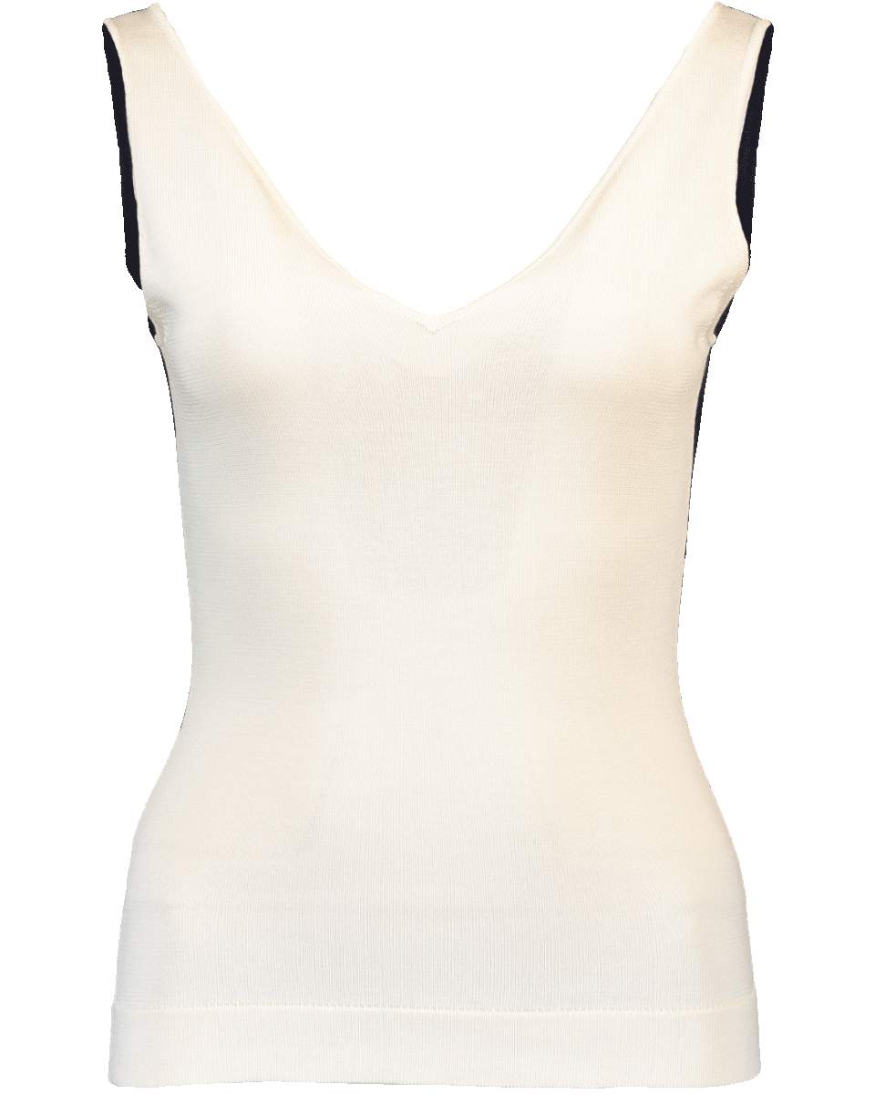 OSCAR DE LA RENTA-Bi-Color Tank-