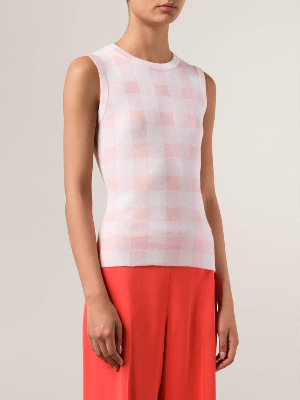 OSCAR DE LA RENTA-Buffalo Check Tank-