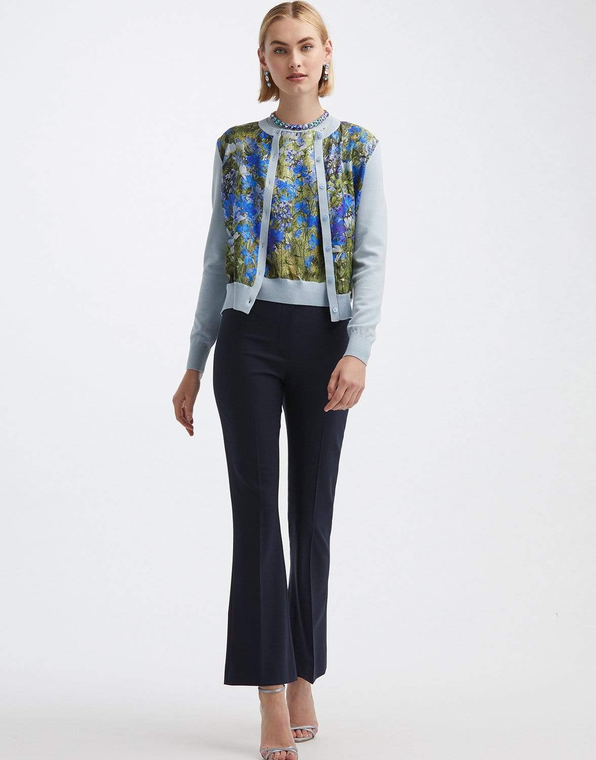 OSCAR DE LA RENTA-Floral Field Tank-