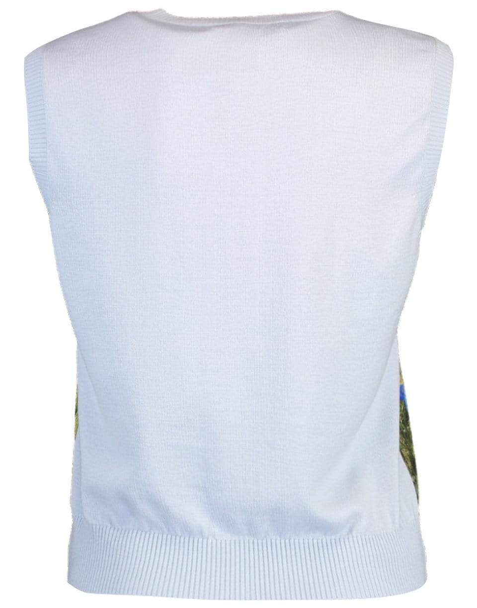 OSCAR DE LA RENTA-Floral Field Tank-