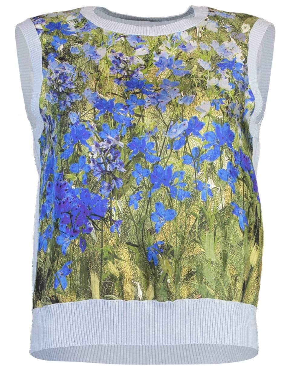OSCAR DE LA RENTA-Floral Field Tank-