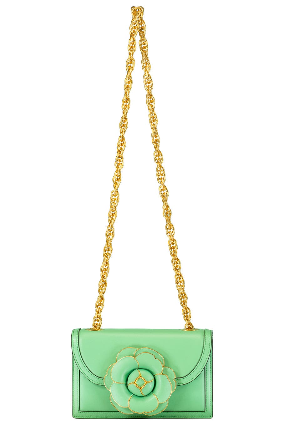 OSCAR DE LA RENTA-Classic Tro Bag - Aloe-ALOE