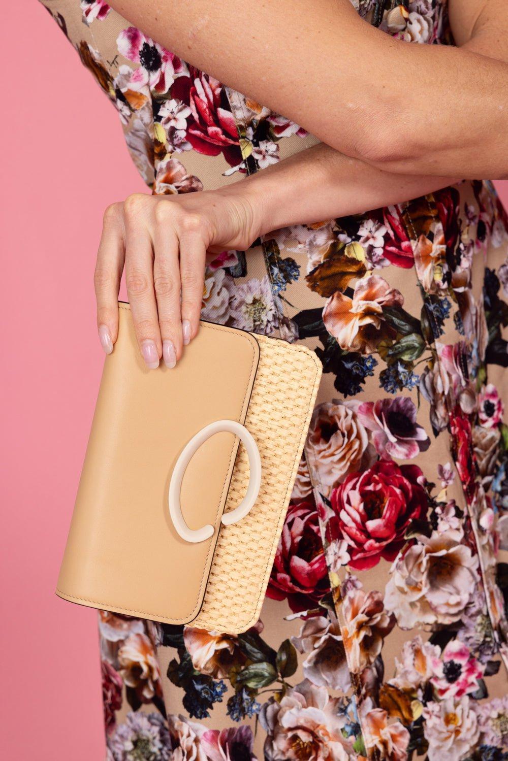 OSCAR DE LA RENTA-O Pouchette - Beige-BEIGE