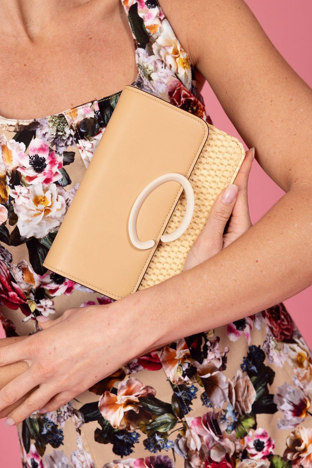 OSCAR DE LA RENTA-O Pouchette - Beige-BEIGE