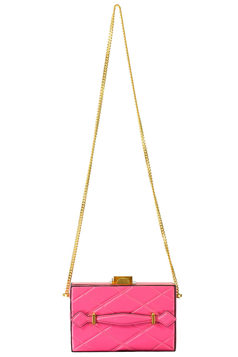 OSCAR DE LA RENTA-Alibi Minaudiere Clutch - French Pink-FRNCHPNK