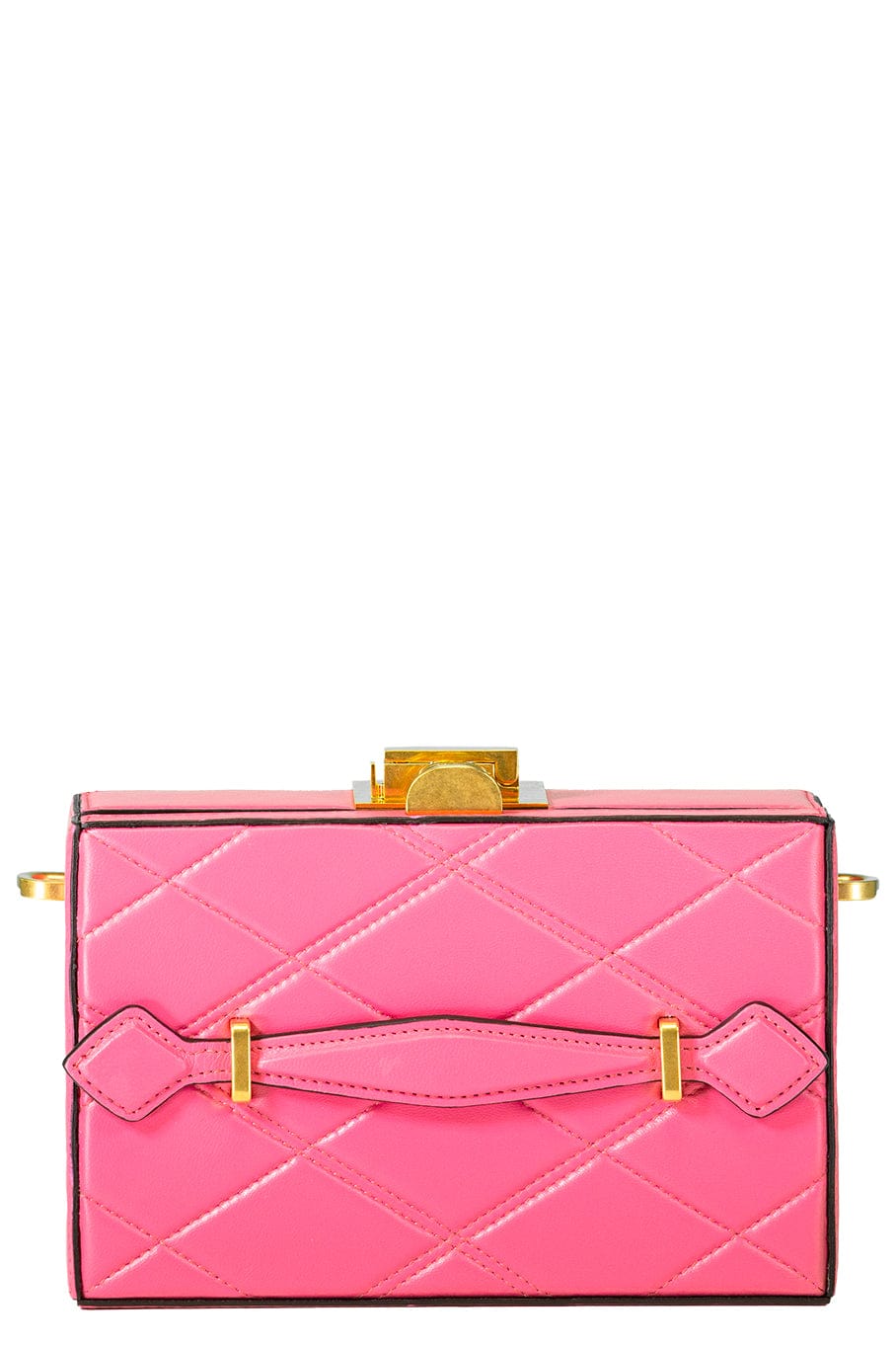 OSCAR DE LA RENTA-Alibi Minaudiere Clutch - French Pink-FRNCHPNK
