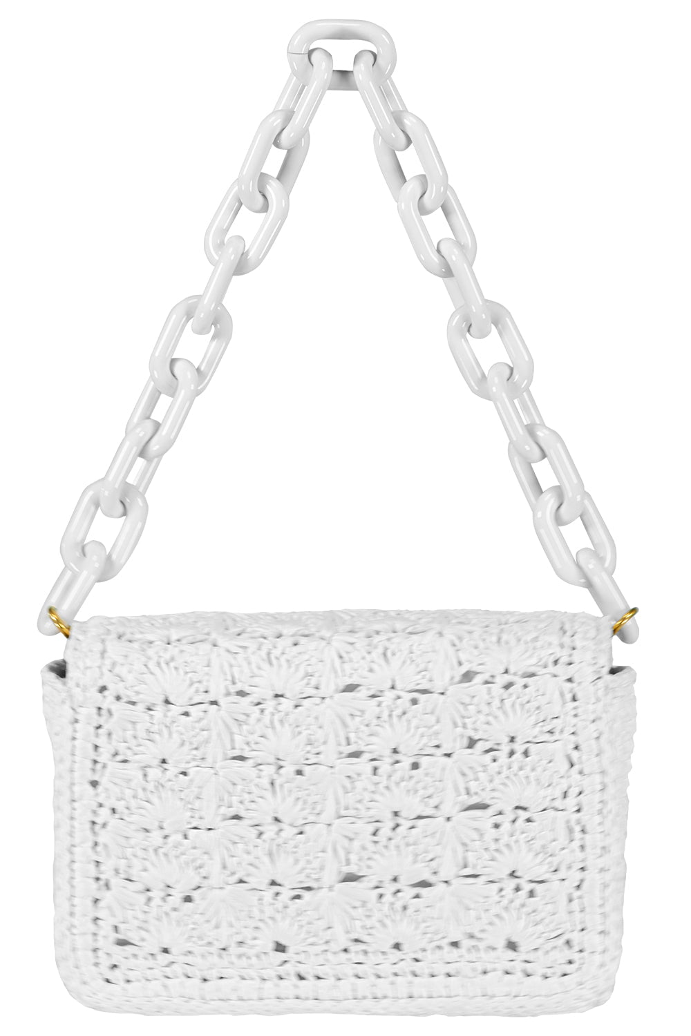 OSCAR DE LA RENTA-O Pochette - Ivory-IVORY