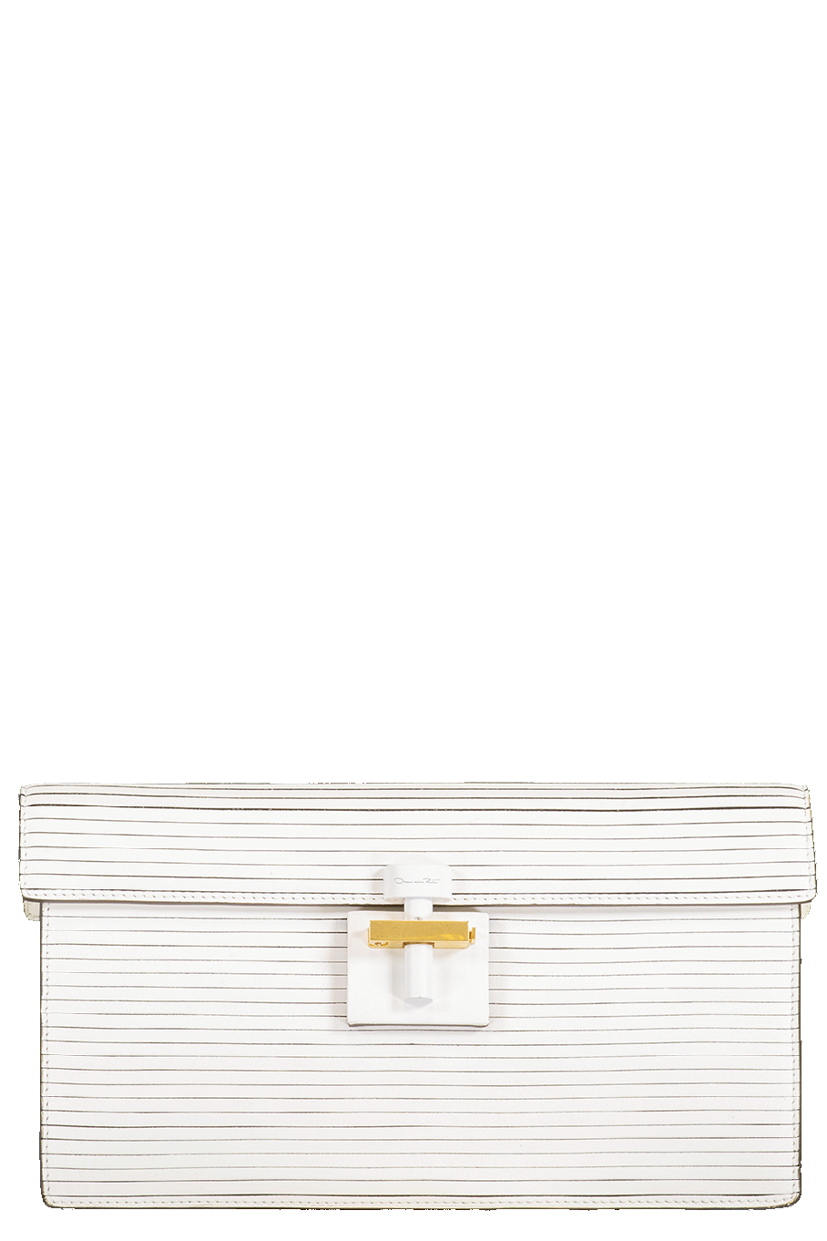 OSCAR DE LA RENTA-R Alibi Clutch-IVORY