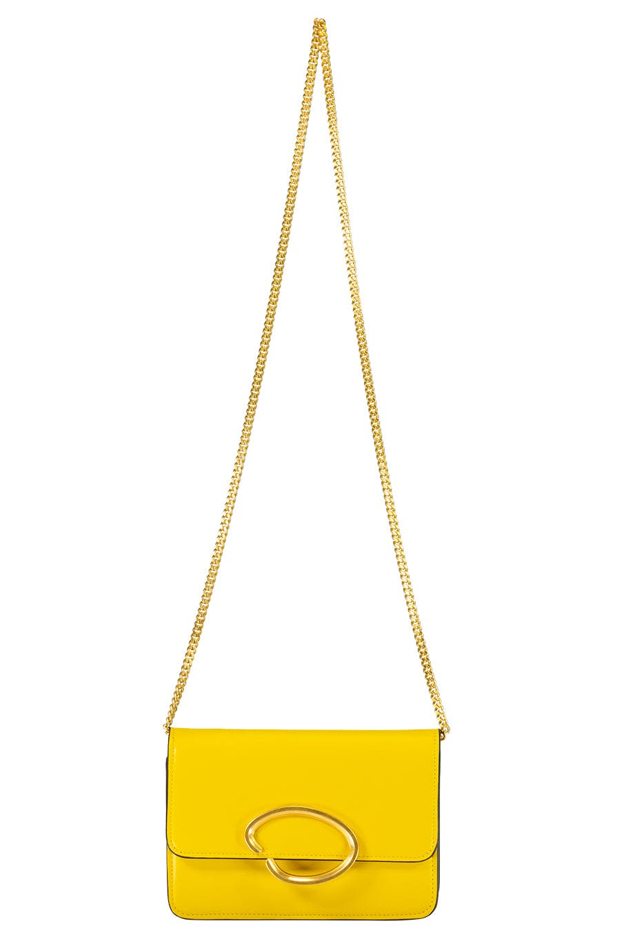 OSCAR DE LA RENTA-O Pochette-MUSTARD