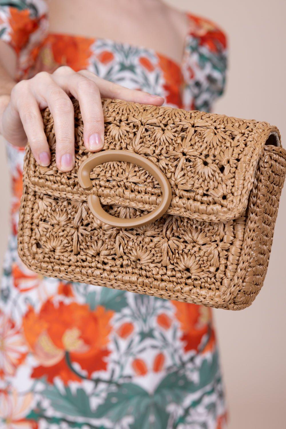 OSCAR DE LA RENTA-O Pouchette - Natural-NATURAL